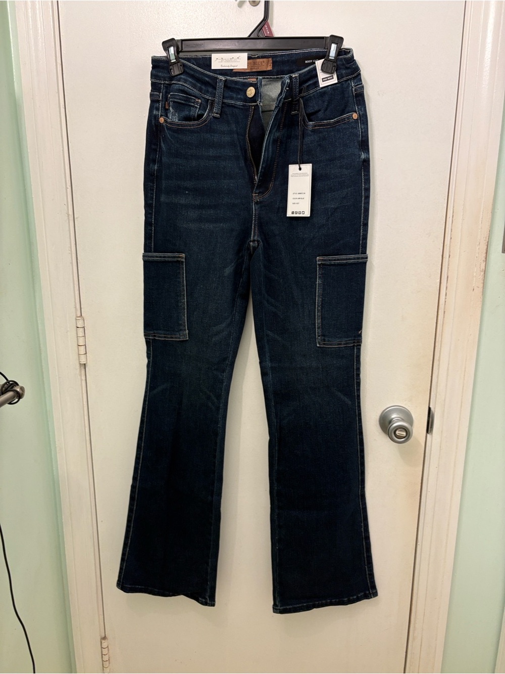 Judy Blue Ryker cargo boot cut jeans